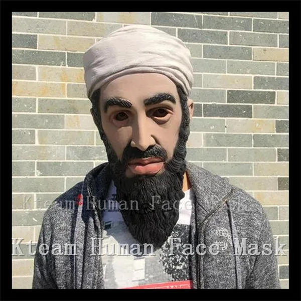 Bin Laden Высший сорт президент США Дональд маска Трампа, маска Обамы Мистер Бин пси лицо маска на Хэллоуин вечеринку косплей маска человека игрушки - Цвет: Bin Laden