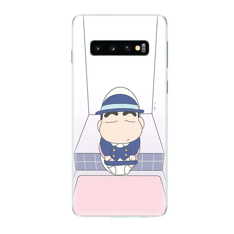 Crayon Shin-Chan популярный чехол для телефона samsung Galaxy S10 плюс S10E A50 A70 A30 A10 A20E M40 M30 M20 M10 A20