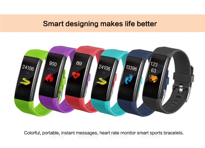 Красочные! ID 115 plus Смарт спортивные wistband bluetooth телефонные звонки наручные часы