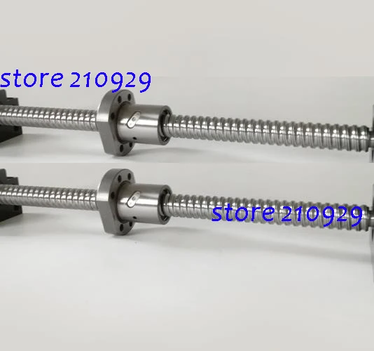 SFU4005 2 комплекта 600/600 мм точные скрученные шариковые винты конечная обработка