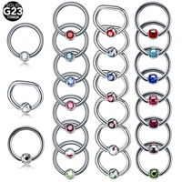 1pc g23 titanium helix piercings nose ring ear piercings daith piercings conch cbr rook piercings septum earrings body jewelry
