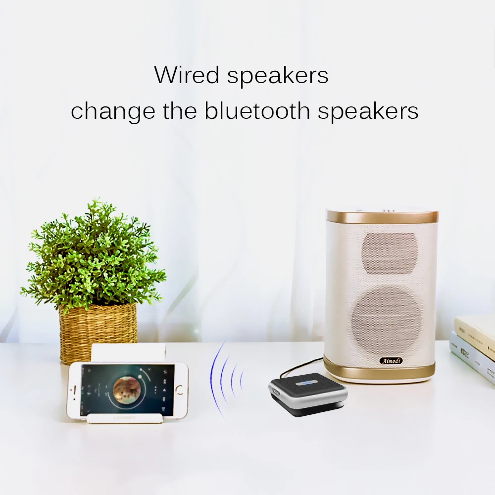 Rylybons беспроводной автомобильный Bluetooth Aux приемник адаптер 3 5 мм разъем Handsfree