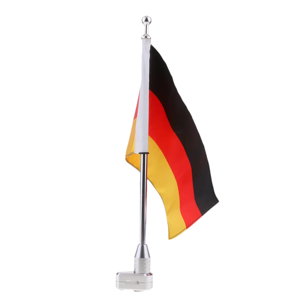 Задняя боковая стойка для багажа мотоцикла вертикальный пиратский флаг флагшток