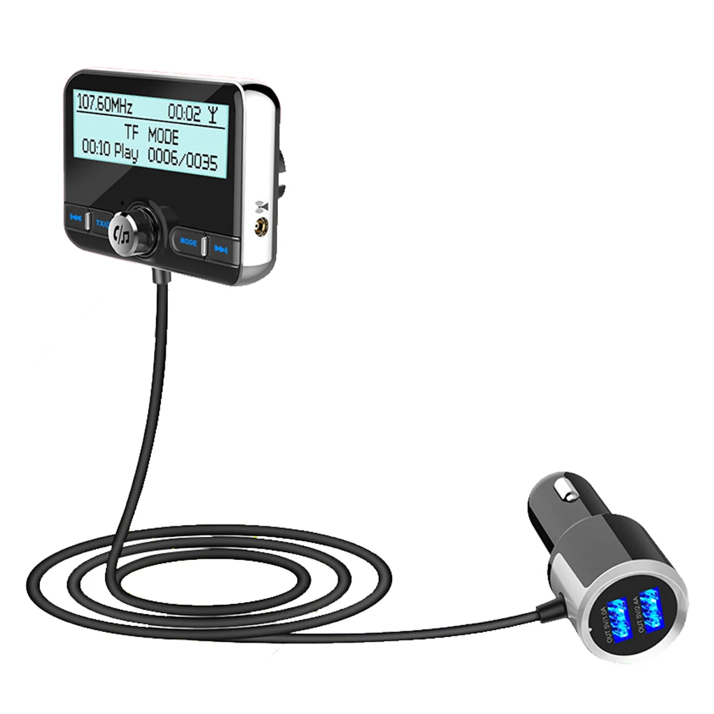 Цифровой радиоприемник DAB FM тюнер для автомобиля Bluetooth 4 2 адаптер передатчика