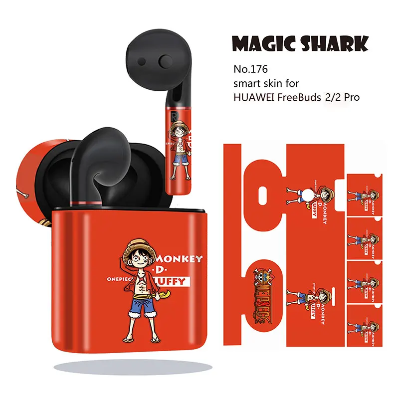 Волшебная Акула цельный Луффи Череп ПВХ оберточная пленка Водонепроницаемая