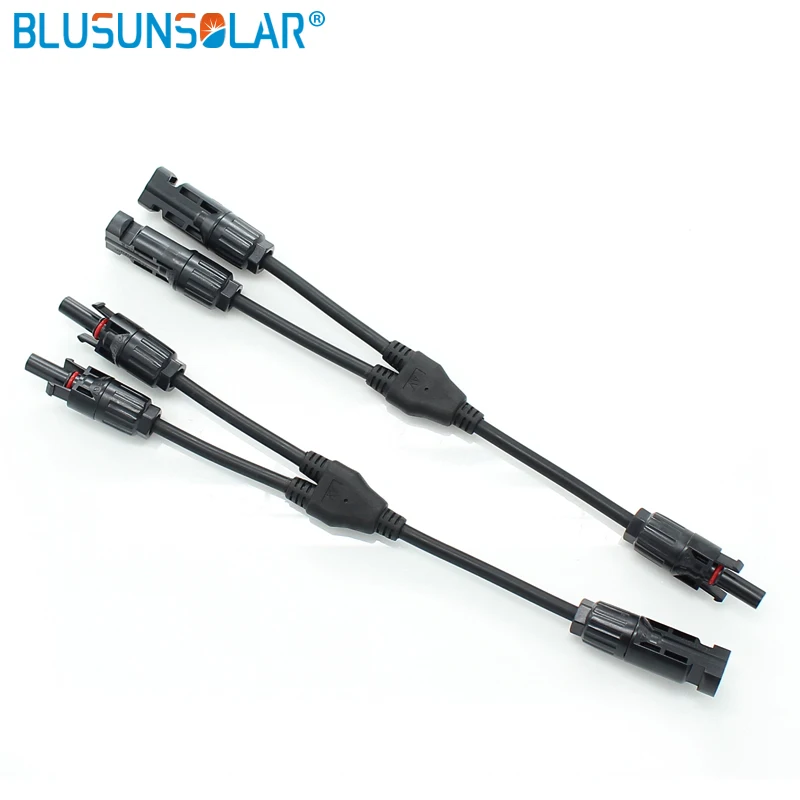 

BULSUNSOLAR 20 Pairs TUV Standard 2 to 1 Solar connector Y Branch Connector with 4mm2 Solar Cable For Solar System EU warehouse