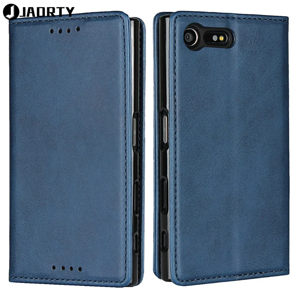 

Чехол Jaorty для Coque Sony Xperia X Compact, чехол X Compact, роскошный кожаный кошелек, Магнитный флип-чехол для телефона с подставкой