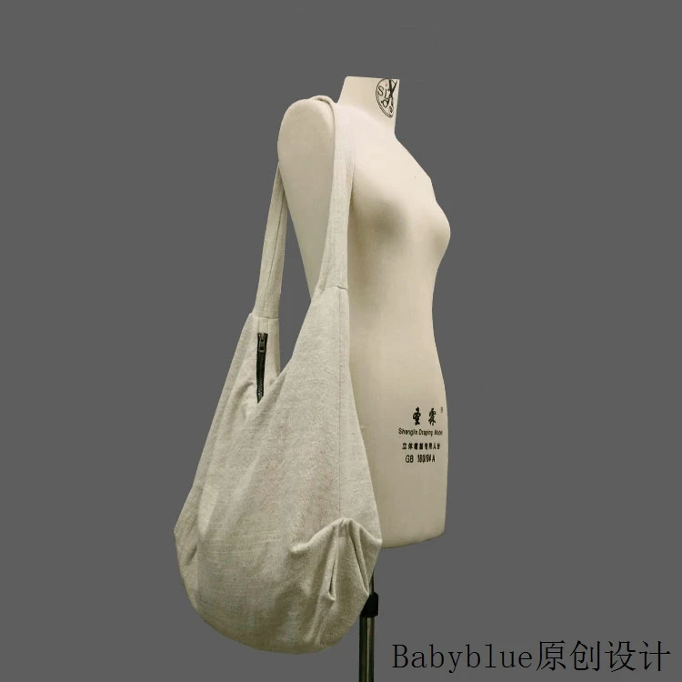 2019 женские хлопковые тканевые сумки повседневные льняные на плечо Женская