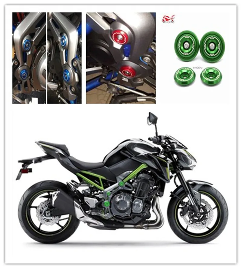 Для Kawasaki Z900 Z 900 2017 2018 аксессуары для мотоциклов CNC алюминиевая рамка отверстие