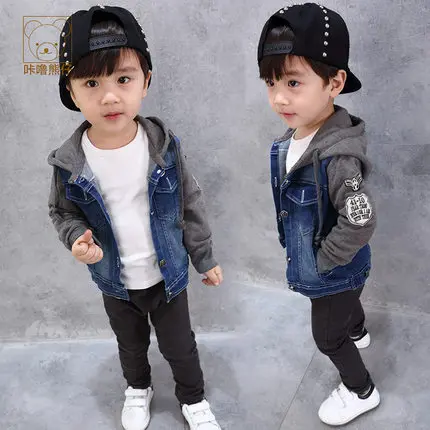 JENYA/Новинка сезон весна-осень джинсовая куртка для мальчиков джинсовое пальто с