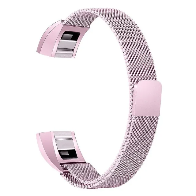 Браслет с магнитным закрытием Миланский ремешок Ремешок Для Fitbit Alta Band Fit Bit Alta HR сменный Браслет умные аксессуары - Цвет: Light Lavender