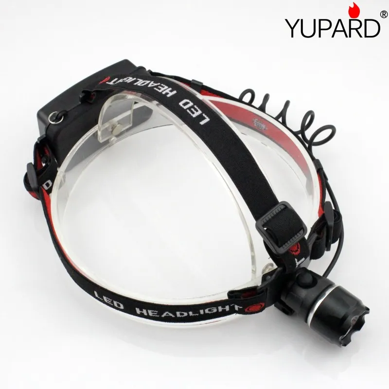 

YUPARD 5W Q5 LED Flashlight torch fishing Head Lamp camping high power Light Headlamp 3 Mode rechargeable 18650/AAA battery