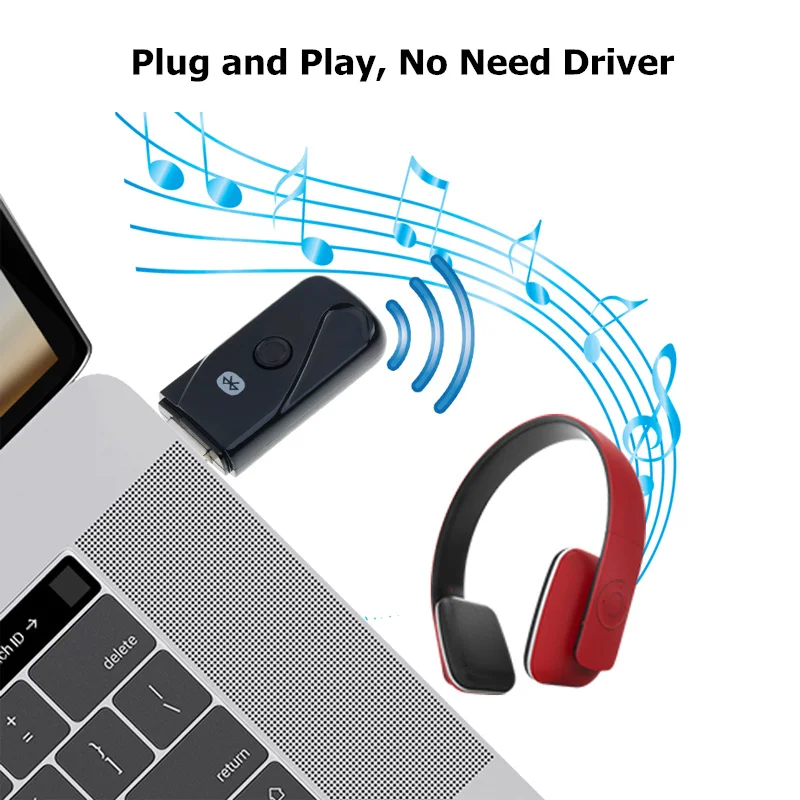 Музыкальный приемник Bluetooth беспроводной usb адаптер 4 2 музыкальный передатчик для