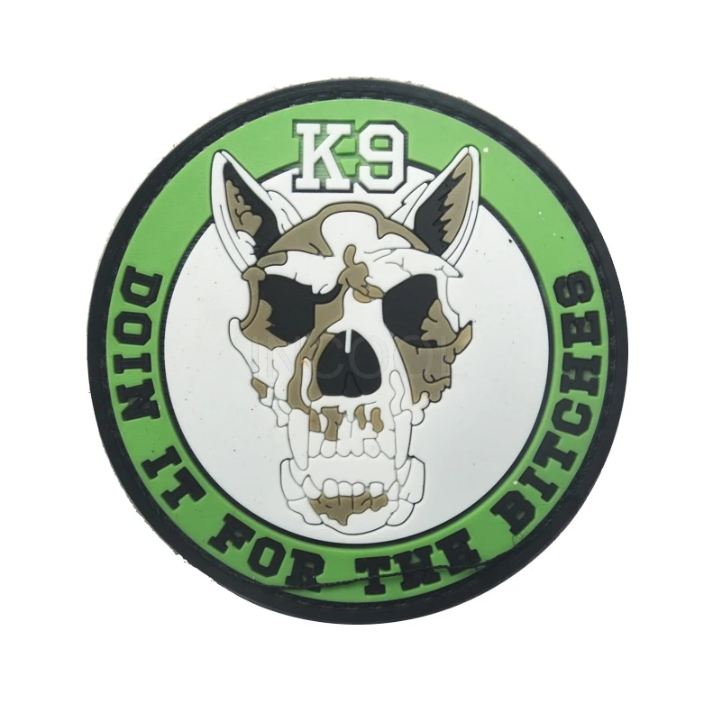 3D ПВХ K9 патч собака животное карикатура нашивка Тактическая Военная эмблемы