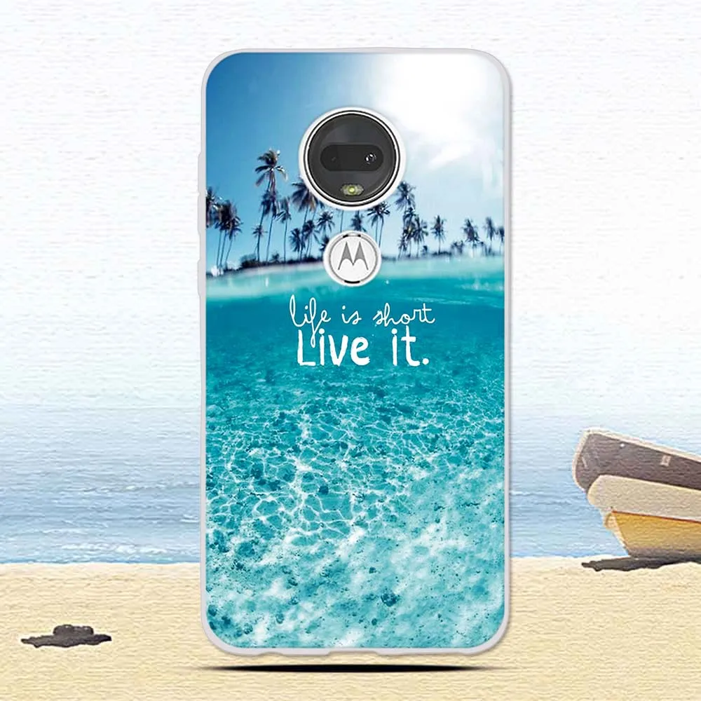 Для Motorola Moto G7 чехол Moto G7 Play Чехол Мягкий ТПУ силиконовый чехол для телефона для Motorola G7 G 7 Play Plus power - Цвет: 27