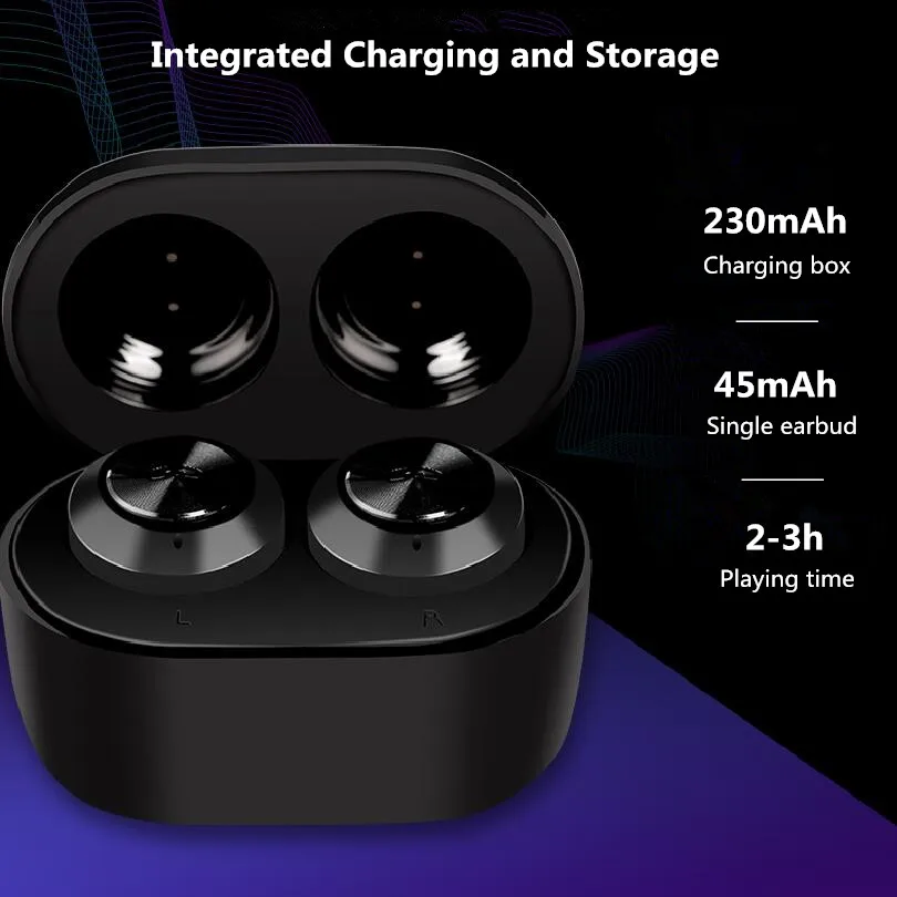 ICAUKY Bluetooth наушники TWS 5 0 Беспроводная стерео bluetooth-гарнитура с зарядным чехлом