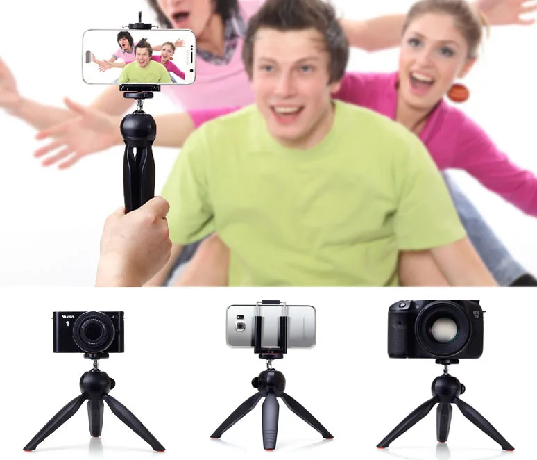 2017 Новый оригинальный 228 мини штатив + держатель для телефона зажим Настольный