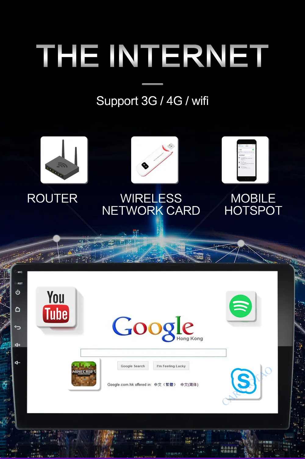 Для Hyundai Solaris Verna 2 Din Android 8,1 OS автомобильный навигатор Радио стерео видео мультимедийный плеер поддерживает зеркальное соединение wifi DAB