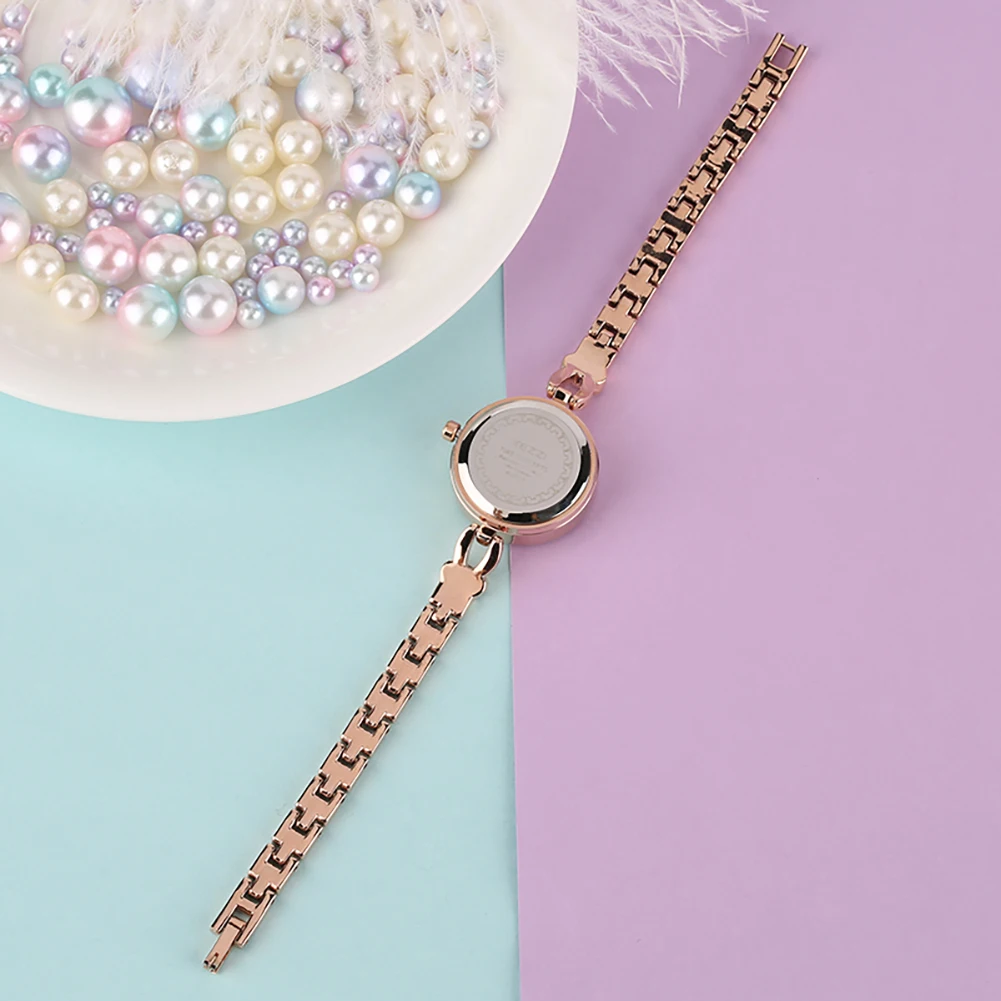 Для женщин часы браслет Нержавеющая сталь Группа искусственных циферблата