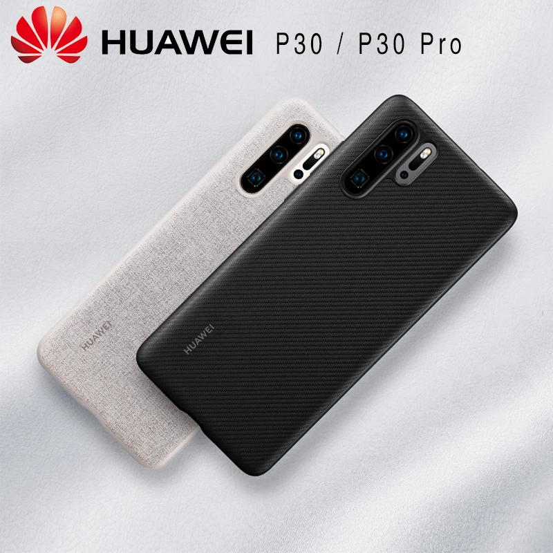 Чехол для HUAWEI P30 Pro, Официальный чехол, предотвращает появление отпечатков пальцев из микрофибры, кожаный чехол для HUAWEI P30, задняя крышка