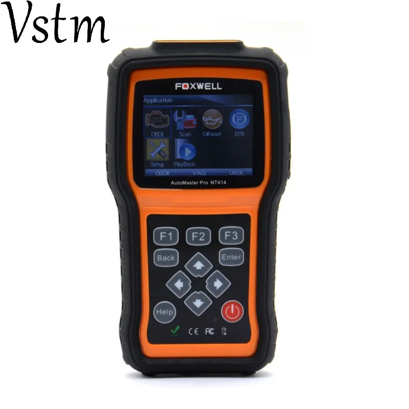 Foxwell NT414 четыре системы диагностики инструмент сканирования двигателя ABS подушки