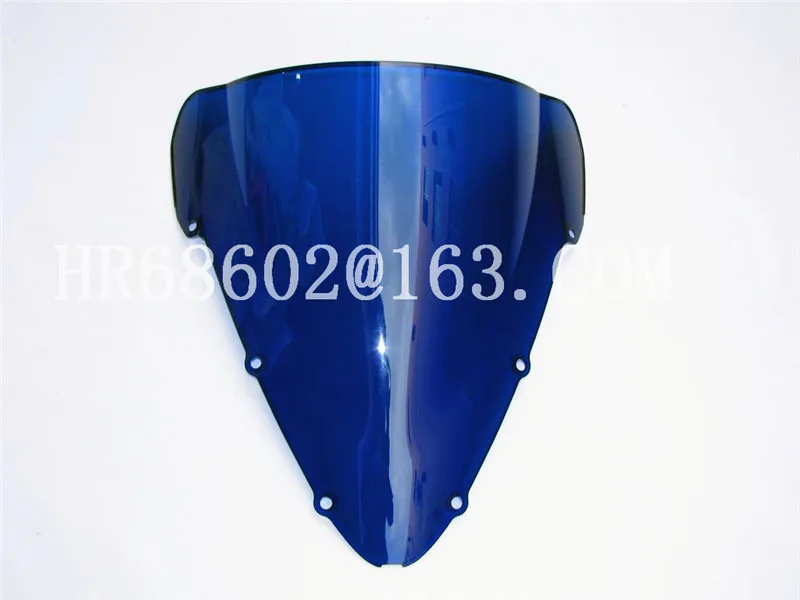 Ветровое стекло для Honda CBR 600 F4I 2001 2002 2003 2004 2005 2006 2007 синее двойное пузырьковое cbr f4i
