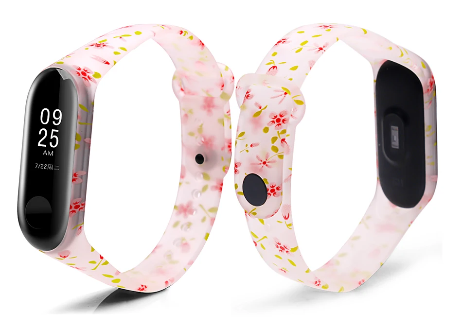 BOORUI прозрачный mi band 3 ремешок спортивный Цветной силиконовый ремешок на запястье для xiaomi mi 3 умные браслеты mi band 3 Аксессуары