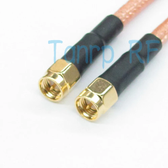 Freeshipping! 3FEET RG142 SMA male plug to RF Pigtail jumper coaxial cable 100CM Wholesale | Обустройство дома