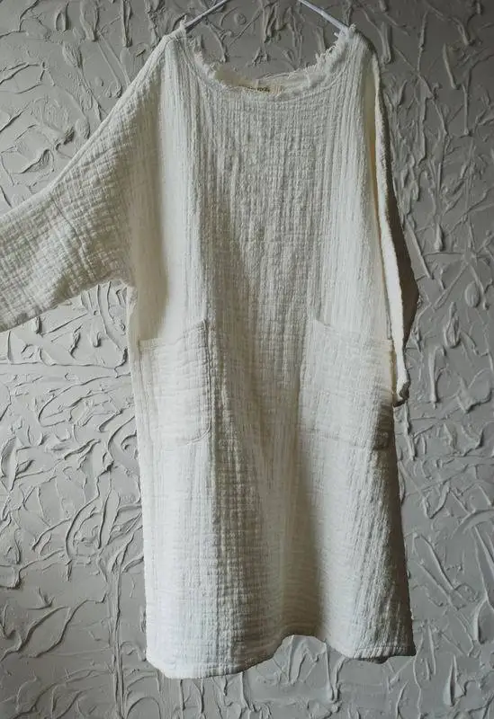 Асимметричная женская теплая туника в стиле ретро на весну и осень повседневное