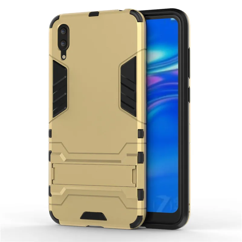 Чехол для huawei Enjoy 9 Жесткий ПК TPU силиконовый чехол Броня Гибридный противоударный