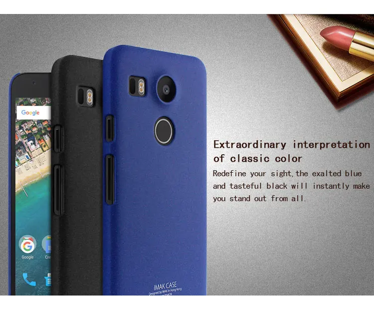 Original Imak cowboy color case for LG Nexus 5X hard with retail package |