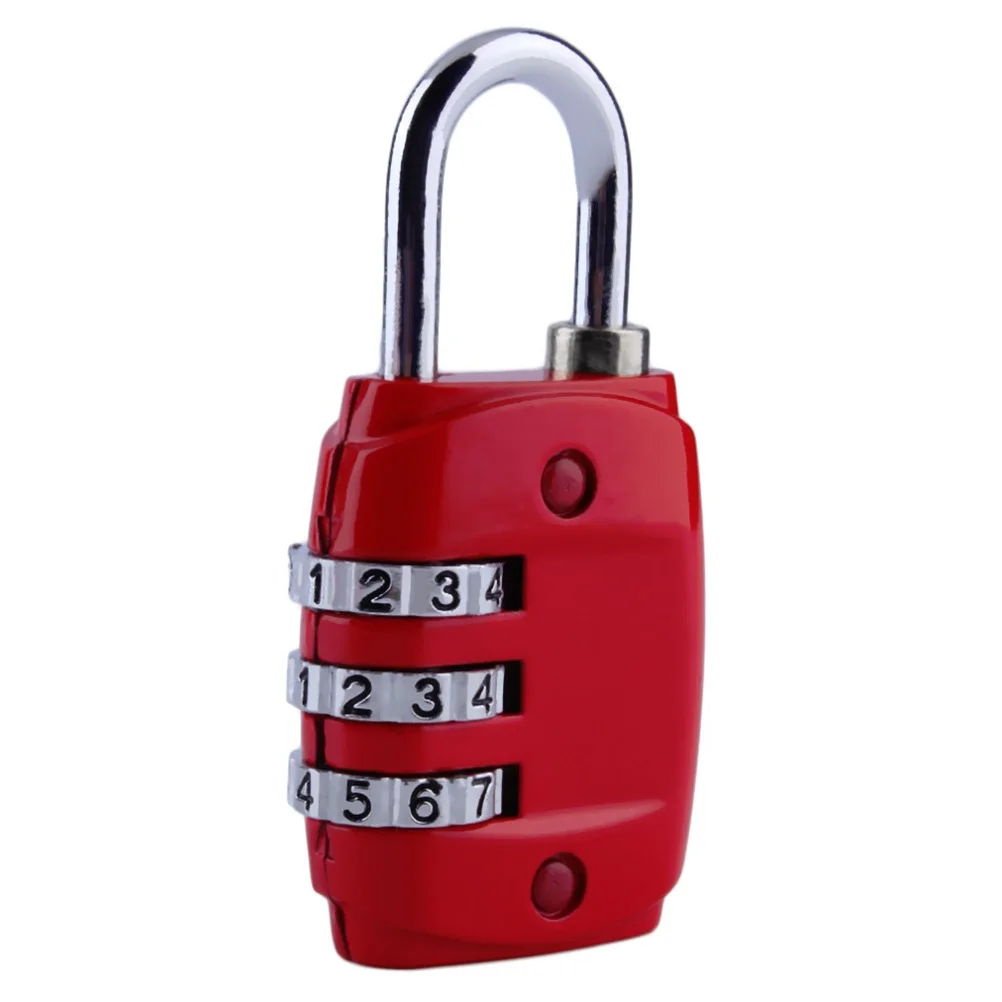 1 шт. милый сплав цинка безопасности 3 комбинации Дорожный чемодан багаж висячий