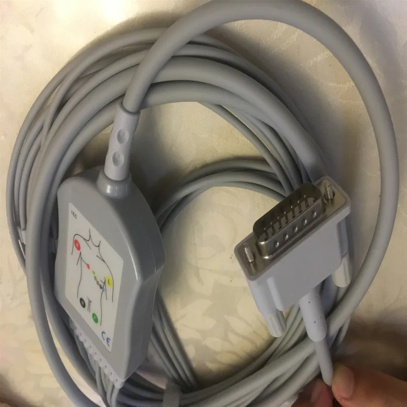 Бесплатная доставка совместимый с Bionet Cardiocare 2000/CardioTouch3000 цельный 10 выводов ЭКГ