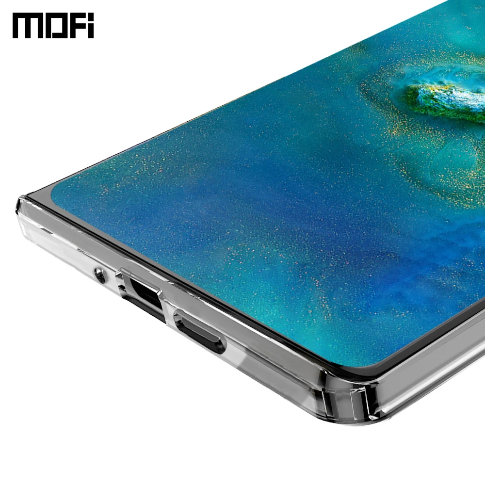 Чехол накладка MOFi для Huawei Mate 20 акриловый Гибридный чехол из ТПУ кристально чистый