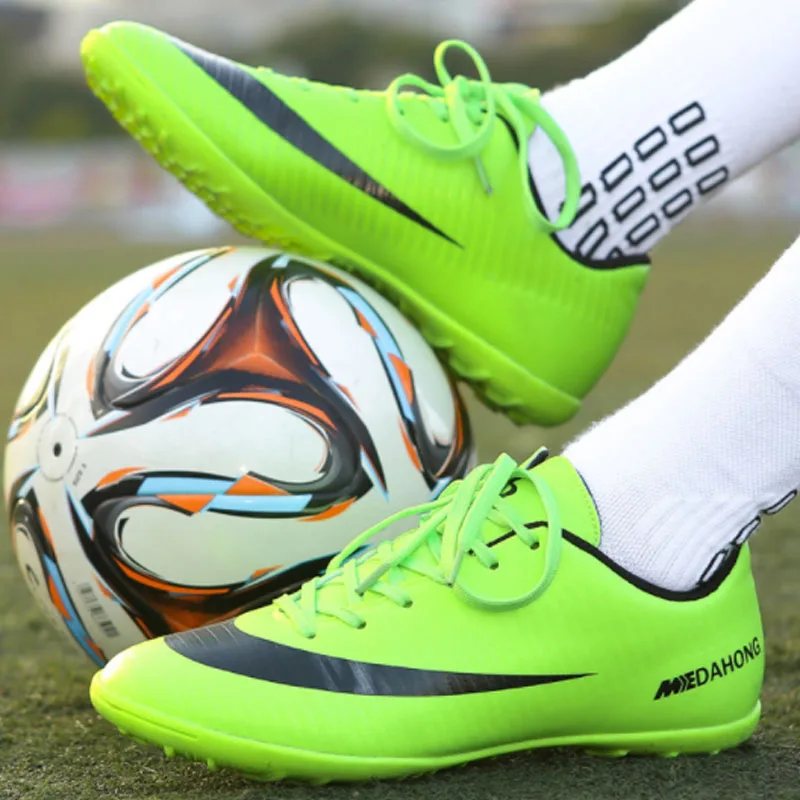 Chuteira futebol футбольная обувь с высоким горлом мужские кроссовки menFG long nails cr7 34