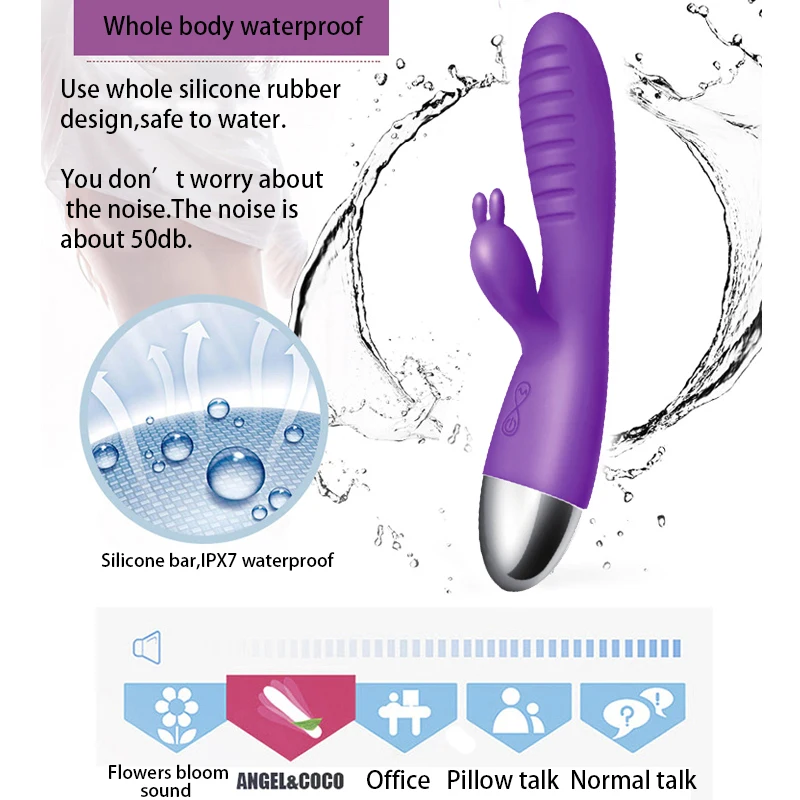 30 скоростей фаллоимитатор вибратор для женщин клитор массаж двойная вибрация