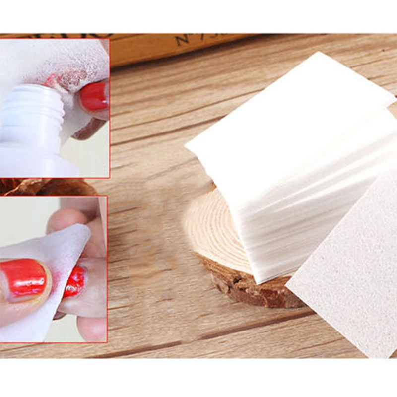 Белый инструмент для снятия гель лака с ногтей 200 шт. салфетки профессионального