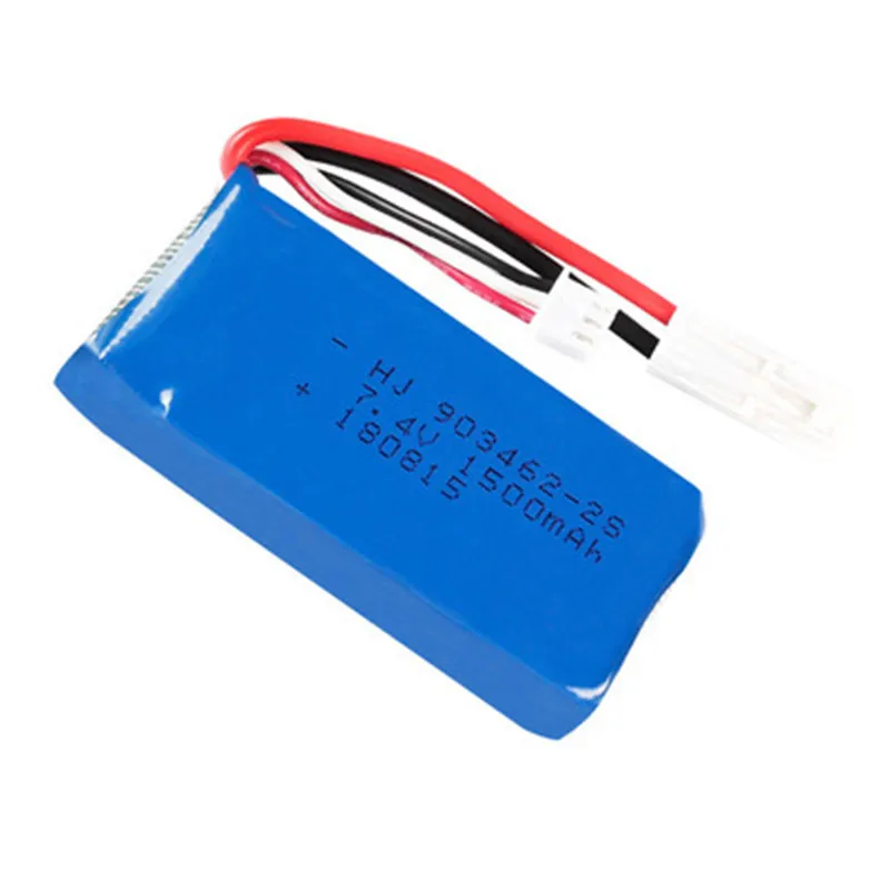 7 4 V 1500mAh 25C Li-po батарея для FT009 903462 RC лодки катера Замена батареи 2S 1500mah JST SM KET T PLUG |