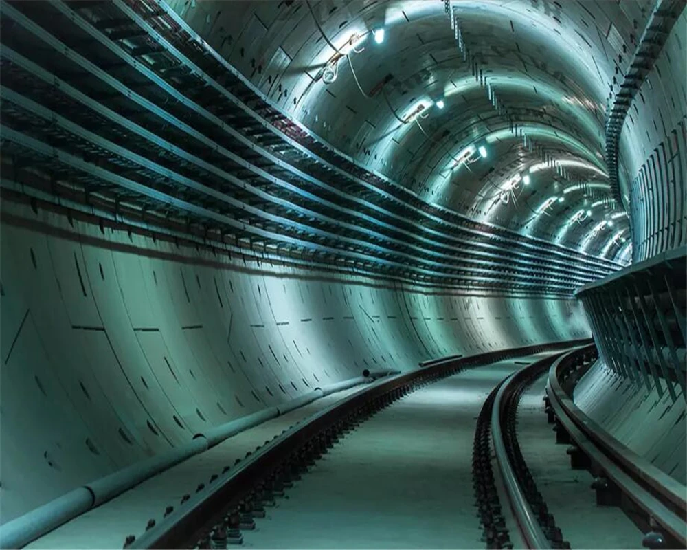 Обои на заказ 3D стерео фотообои расширение туннель гостиная спальня фон