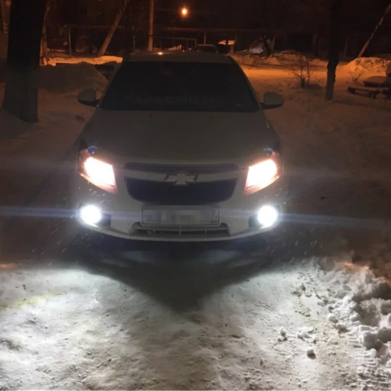 2Pcs H11 LED Fog Light Bulb Auto Car Driving Drl Lamp Bulbs Day Daytime Running For Chevrolet Camaro 2012 | Автомобили и