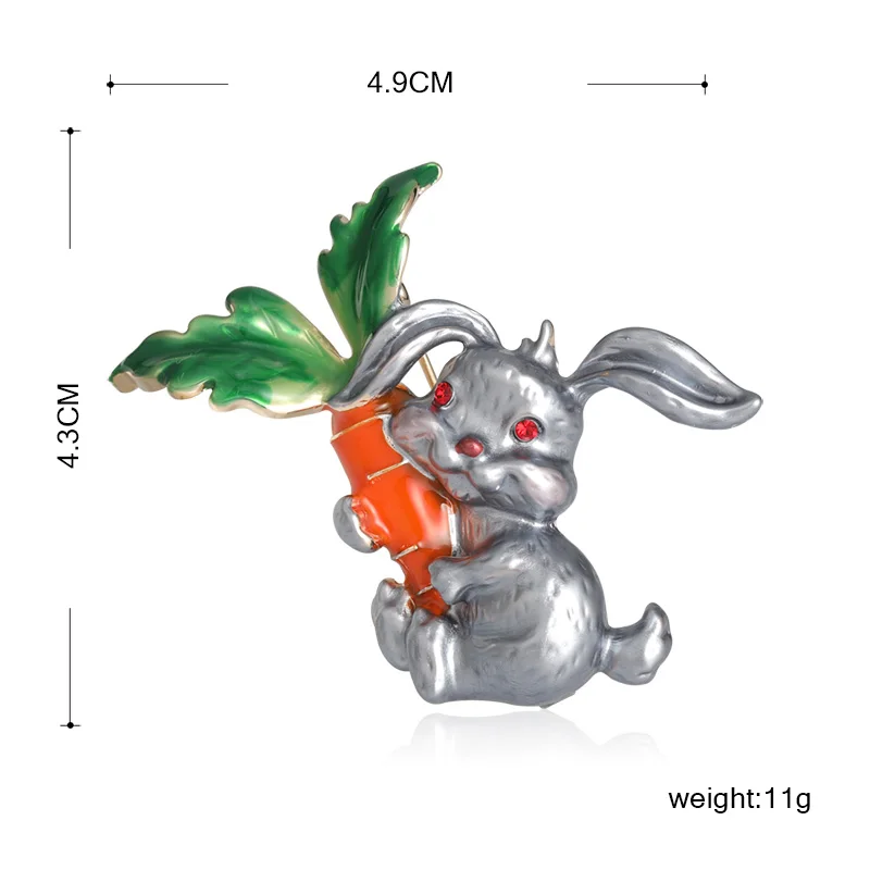 Детская Брошь в виде кролика | Украшения и аксессуары