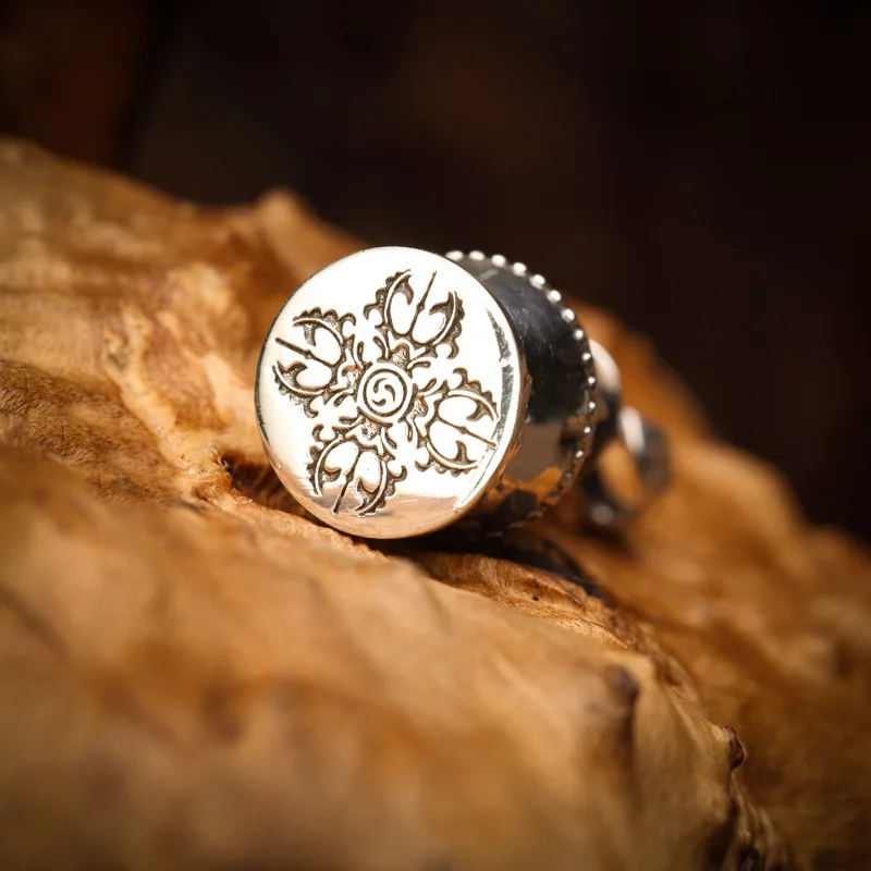 Мужское винтажное ожерелье с подвеской в виде буддизма и пагоды Тибета Stupa Wheel Amulet