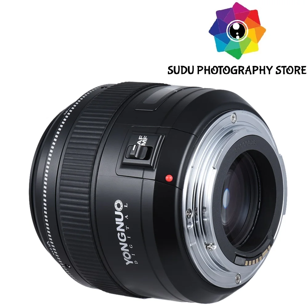 Yongnuo 85 мм yn85мм F1.8 AF/MF Стандартный Средний основной фиксированный объектив для Canon