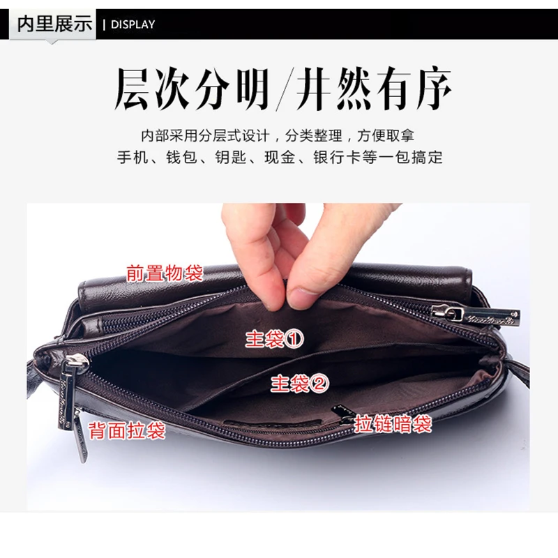 Men Belt Bag Pack Genuine Leather High Quality Multifunction Single Chest Bag Male Real Retro Leisure Hip Fanny Bum Bags