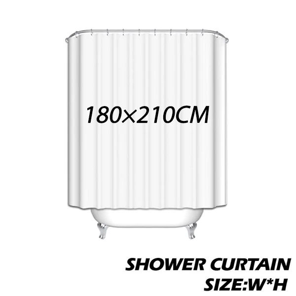 Curtain-180X210CM Модные Ванная комната коллекции-Пользовательские Водонепроницаемый подсолнухи душ Шторы - Цвет: Curtain-180X210CM