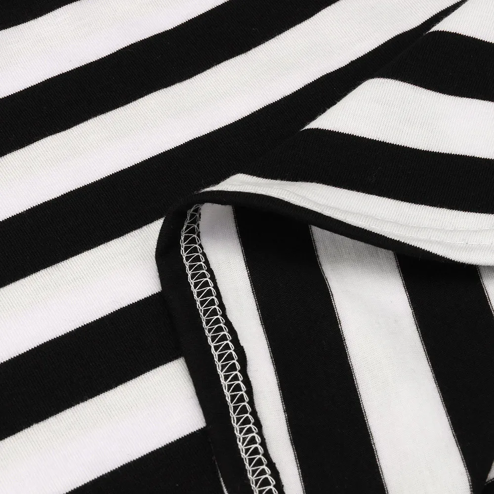 

DROPSHIP 2019 New Arrival Hot Summer Skirts Womens Fashion Stripe White Hight Waist Knee-Length Skirt Hot Sales Freeship 50*