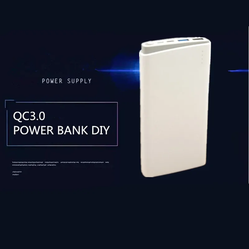 Быстрая зарядка 3,0 Мощность полимер банка чехол PD3.0 QC3.0 Батарея быстро Зарядное устройство в форме раковины 18650 QC3.0 Мощность банк 5В 9В 12В, DIY kit