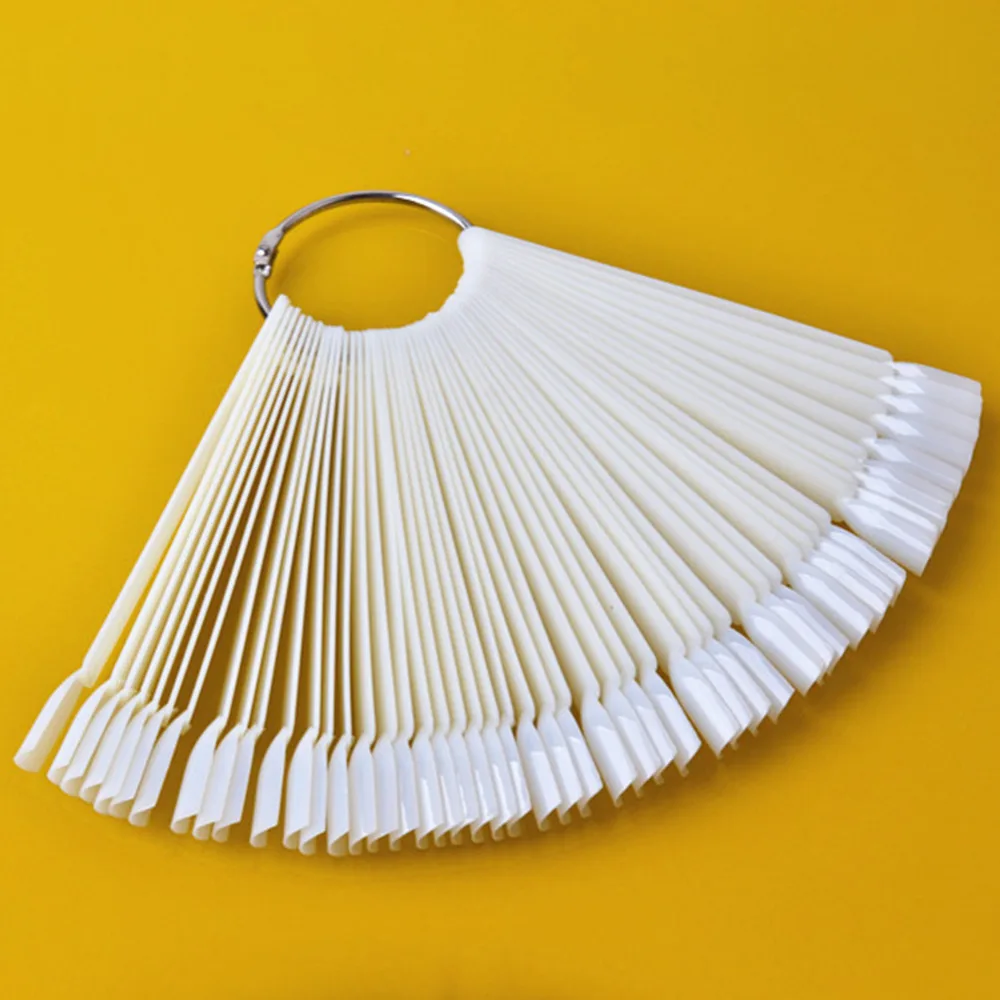 50 наконечников/набор ложных лаков для ногтей УФ-гель-наклейки украшения дисплея