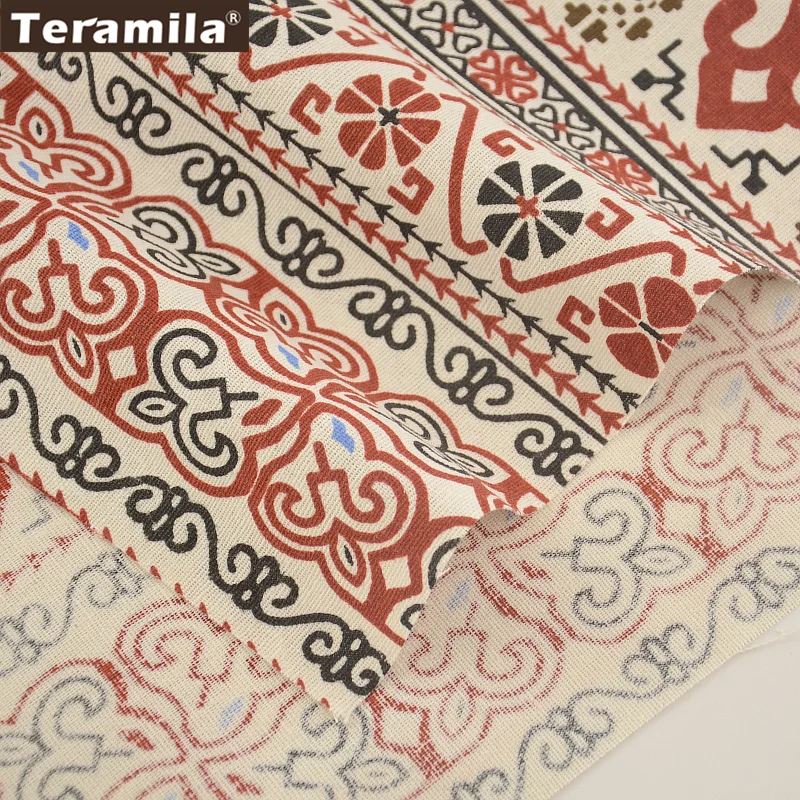 Chinese knot Home Textile Cotton Linen Fabric Sewing Material Tissu TERAMILA Tablecloth Pillow Bag Curtain Cushion | Дом и сад