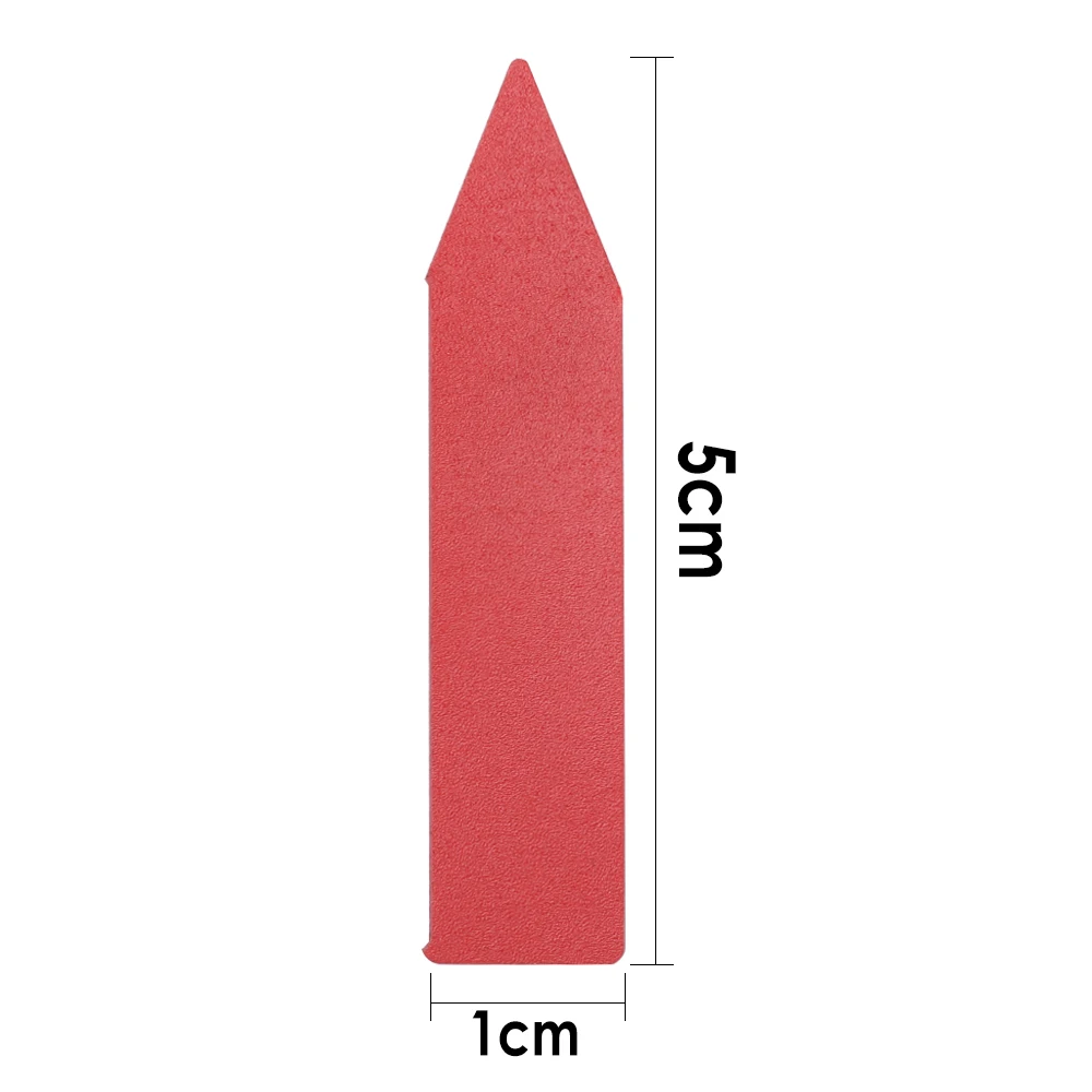 

100Pcs Mini PVC T-type Plants Label Nursery Pot Seedling Tags Waterproof Reusable Classification Marker Greenhouse Garden Tools